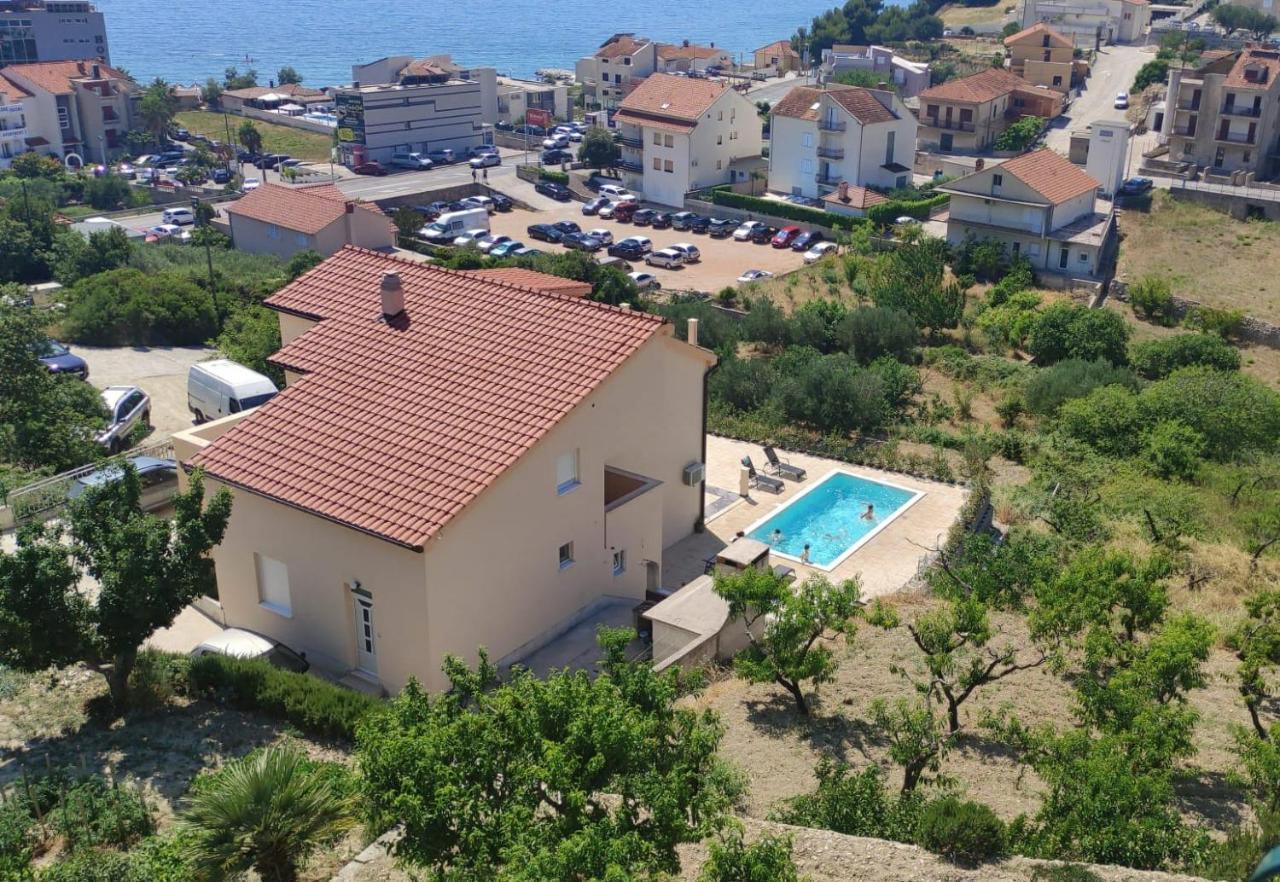 Magi House With Pool Apartman Podstrana Kültér fotó