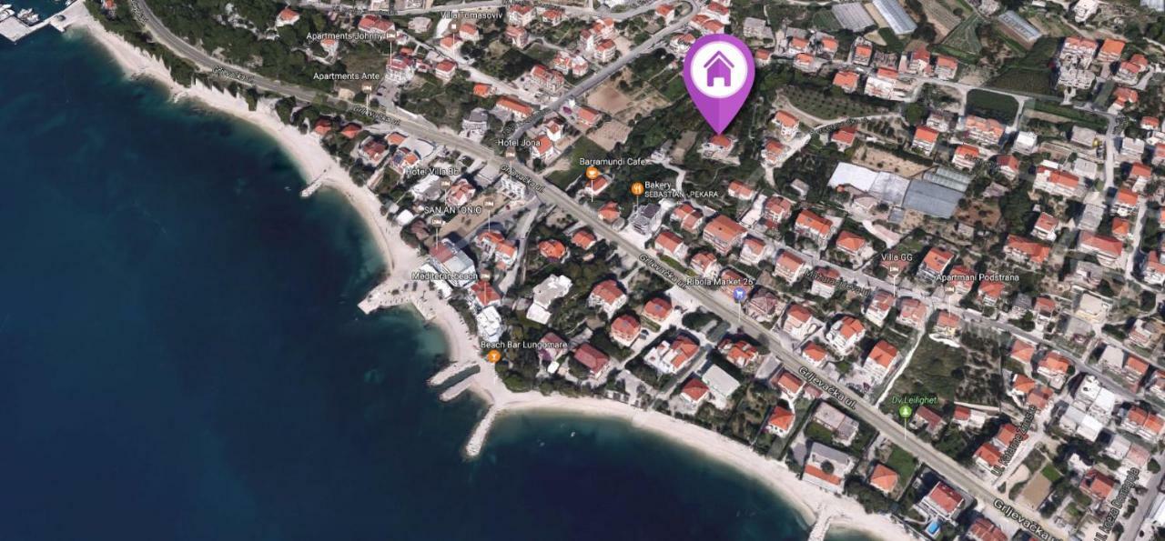 Magi House With Pool Apartman Podstrana Kültér fotó